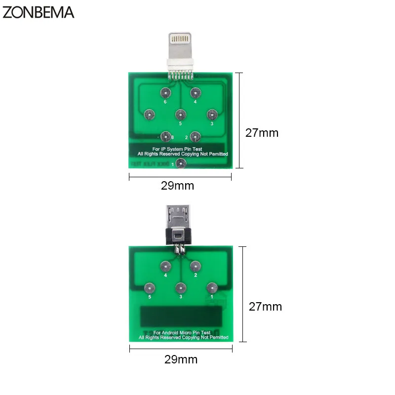 ZONBEMA 50 шт./лот профессиональная зарядная док станция гибкий тестовый ремонтный