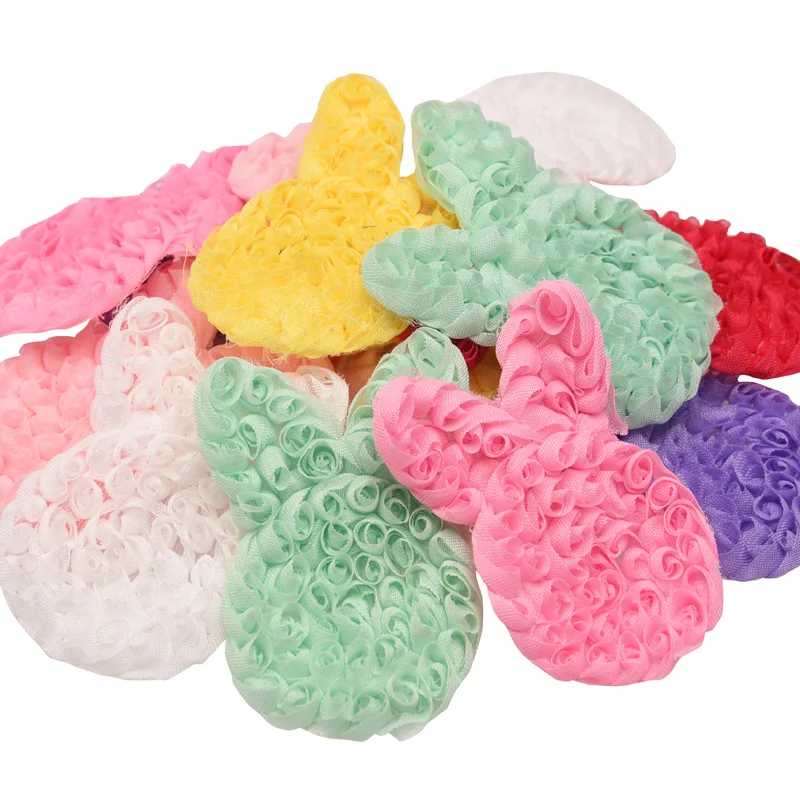 14 шт. шифоновые украшения для волос кролик |