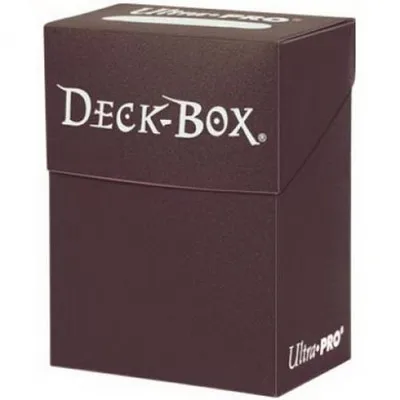 brown Ультра Pro Deck Box настольные игры карты TCG колода чехол для магических карт MGT/Pkm/YGO/сборные игры - Цвет: brown