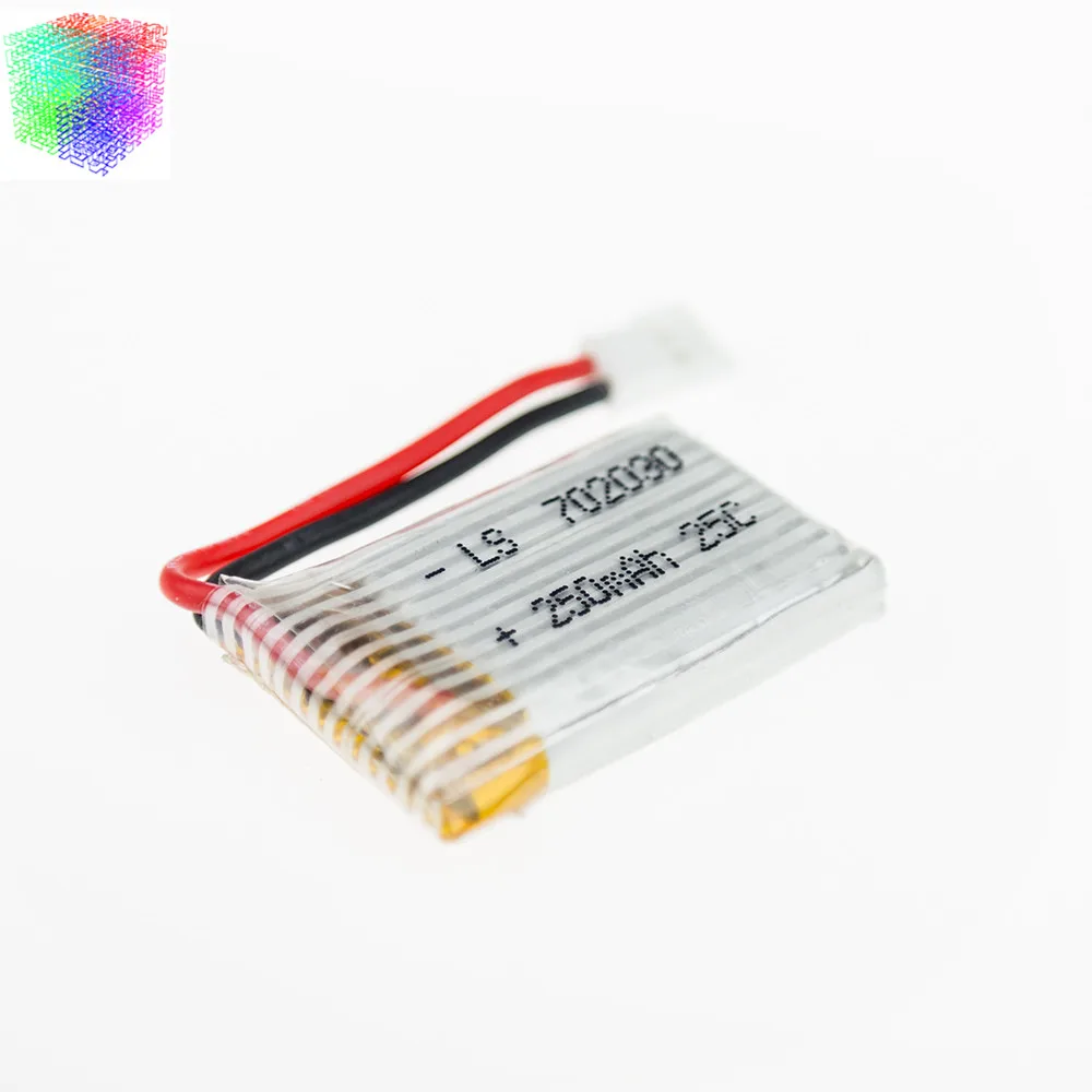 5 шт. 3 7 в 250 мАч 25C LiPo батарея для Hubsan H107 H107L H107D JD385 JJ1000A H108C U816 Syma X11C вертолет rc|lipo