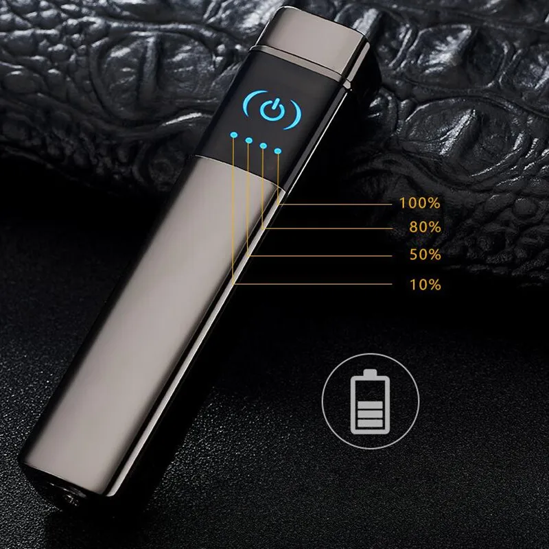 Новинка USB ветрозащитный негорящий двойной дуги импульсный сенсорный датчик