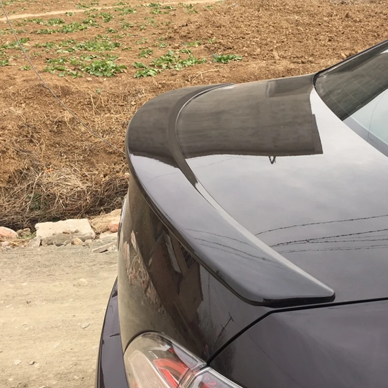 Автомобильный Стайлинг ABS пластик неокрашенный Праймер цветное заднее крыло