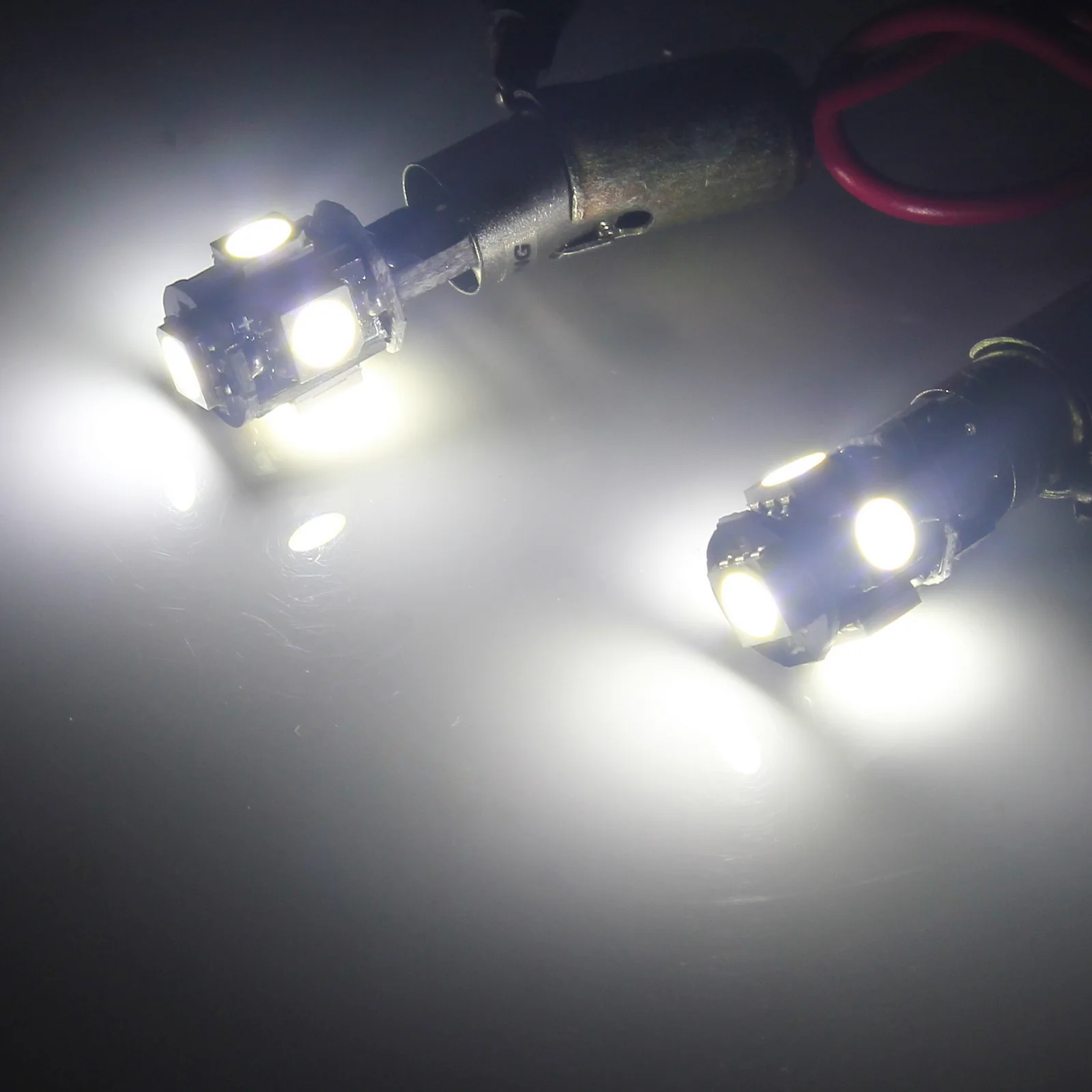 ANGRONG 2 шт. H6W BAX9s 5 SMD ксеноновый белый СВЕТОДИОДНЫЙ дневной стояночный боковой
