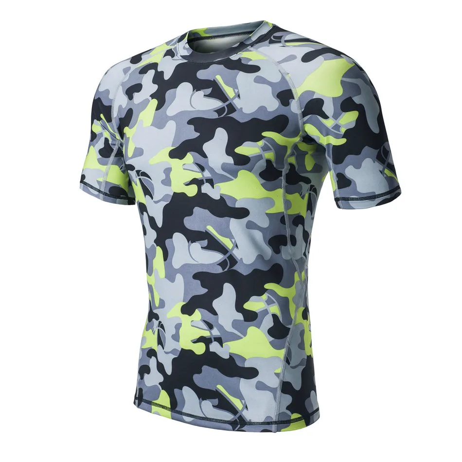 Мужская спортивная одежда компрессионные футболки для бега колготки фитнеса