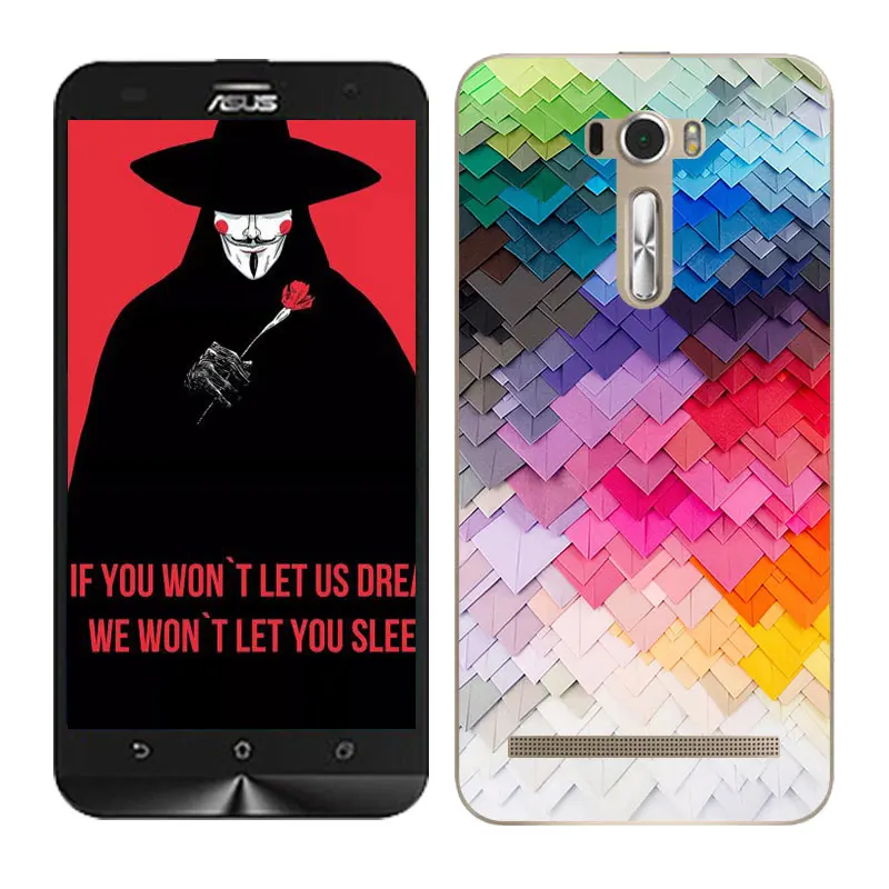 19 Для Asus Zenfone 2 Laser ZE550KL ZE551KL окрашенный космонавт чехол для телефона силиконовый задний Чехол для Asus ZE550KL Мягкий ТПУ чехол s - Цвет: 19