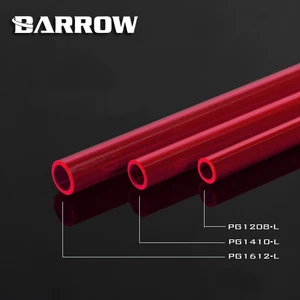 2 шт.лот Barrow PETG жесткая трубка ID8mmOD12mm - ID10mmOD14mm -ID12mmOD16mm Длина 50cm PETG трубкаводяное охлаждение кулер трубка