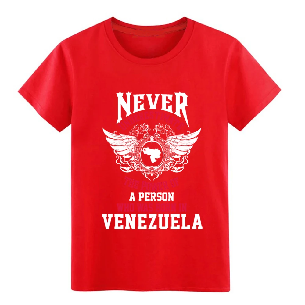 Мужская футболка Venezuela Power of a person borned in venezuela с рисунком S XXXL одежда для фитнеса