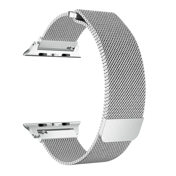 20 шт. Миланский Браслет ремешок для Apple Watch серии 1 2 3 4 38 мм/40 мм 42 мм/44 мм ремешок петля для Apple Watch - Цвет: Серебристый