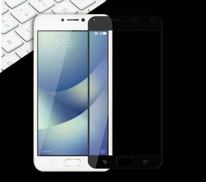 Для Asus Zenfone 4 Max ZC554KL Защитная пленка для экрана полное покрытие закаленное стекло