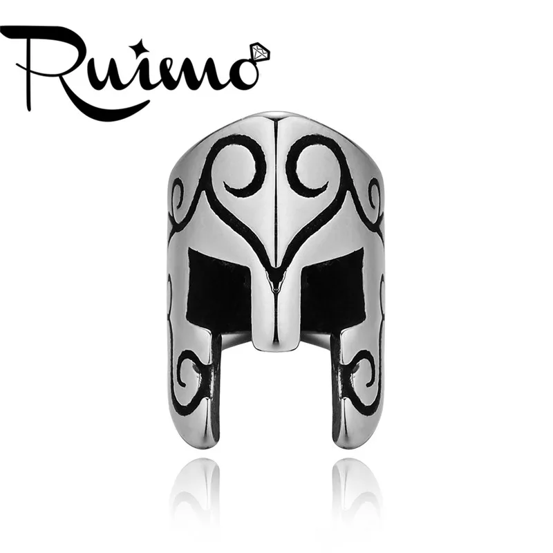 Кожаный браслет RUIMO Warrior модные браслеты из натуральной кожи 316l ювелирные изделия