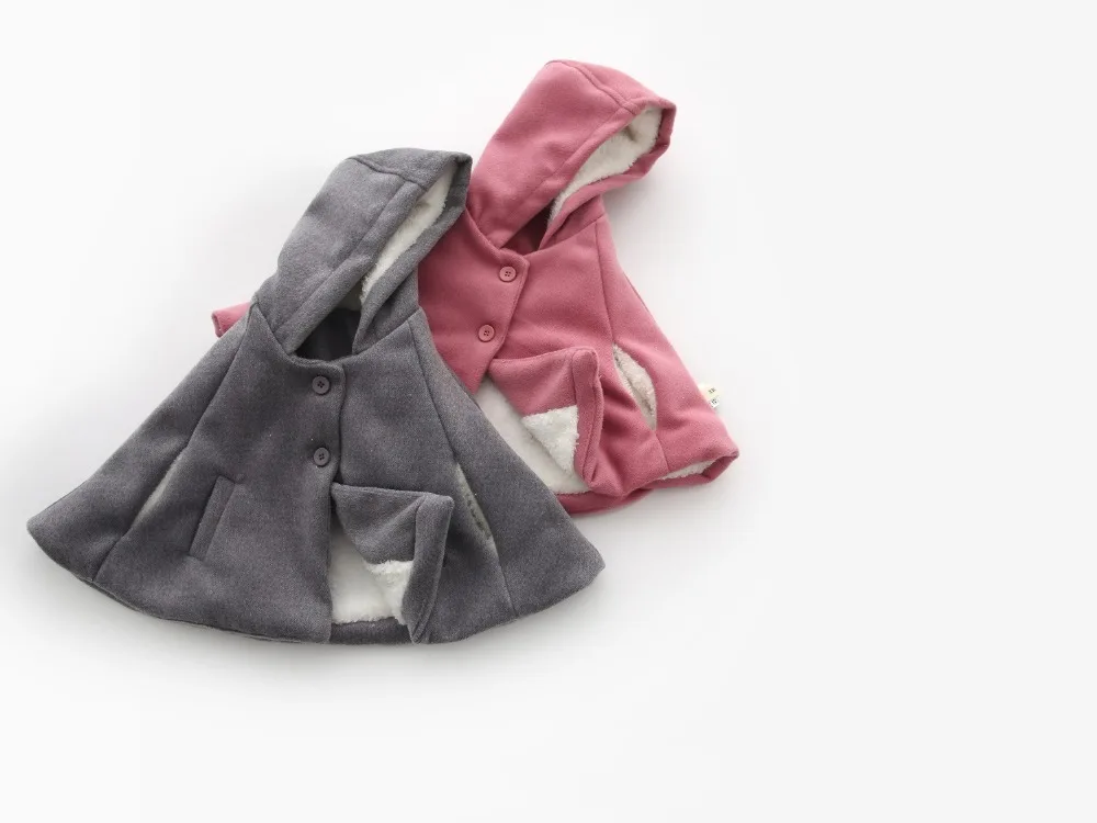 2018 Новый Весна и осень малыша Детская шаль пальто девочка-принцесса костюм