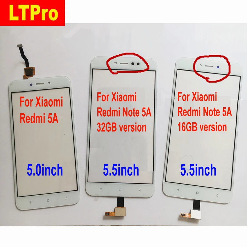 

Дигитайзер сенсорного экрана LTPro для Xiaomi Redmi 5A, передняя панель для Redmi Note 5A, запасные части для ремонта телефонов