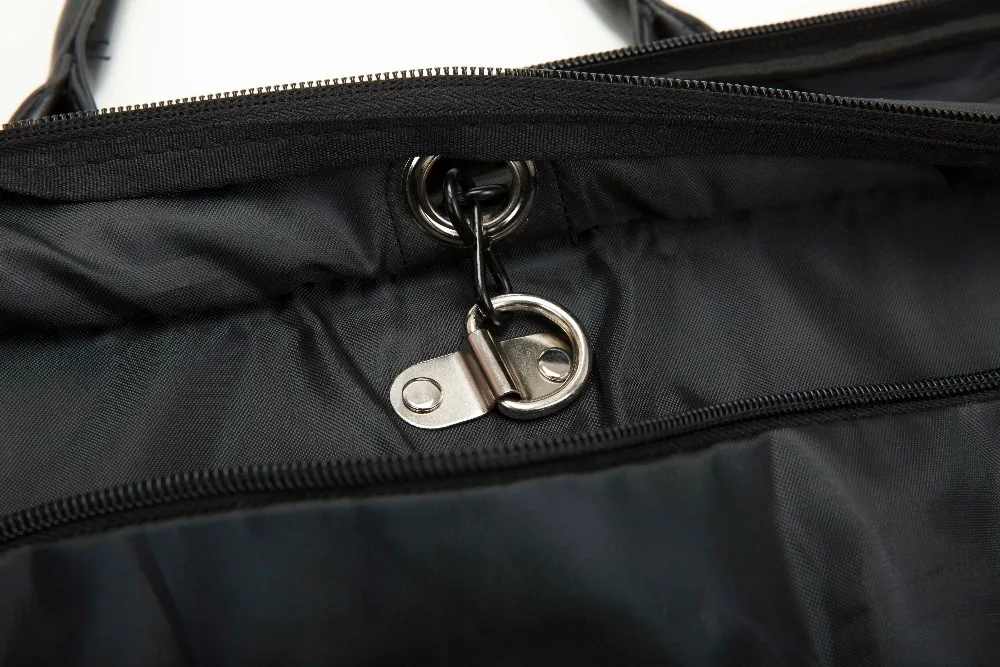 BAGSMART Водонепроницаемый черный нейлон Гар Для мужчин t сумка с ручкой легкий костюм сумка Бизнес Для мужчин дорожные сумки для костюмы