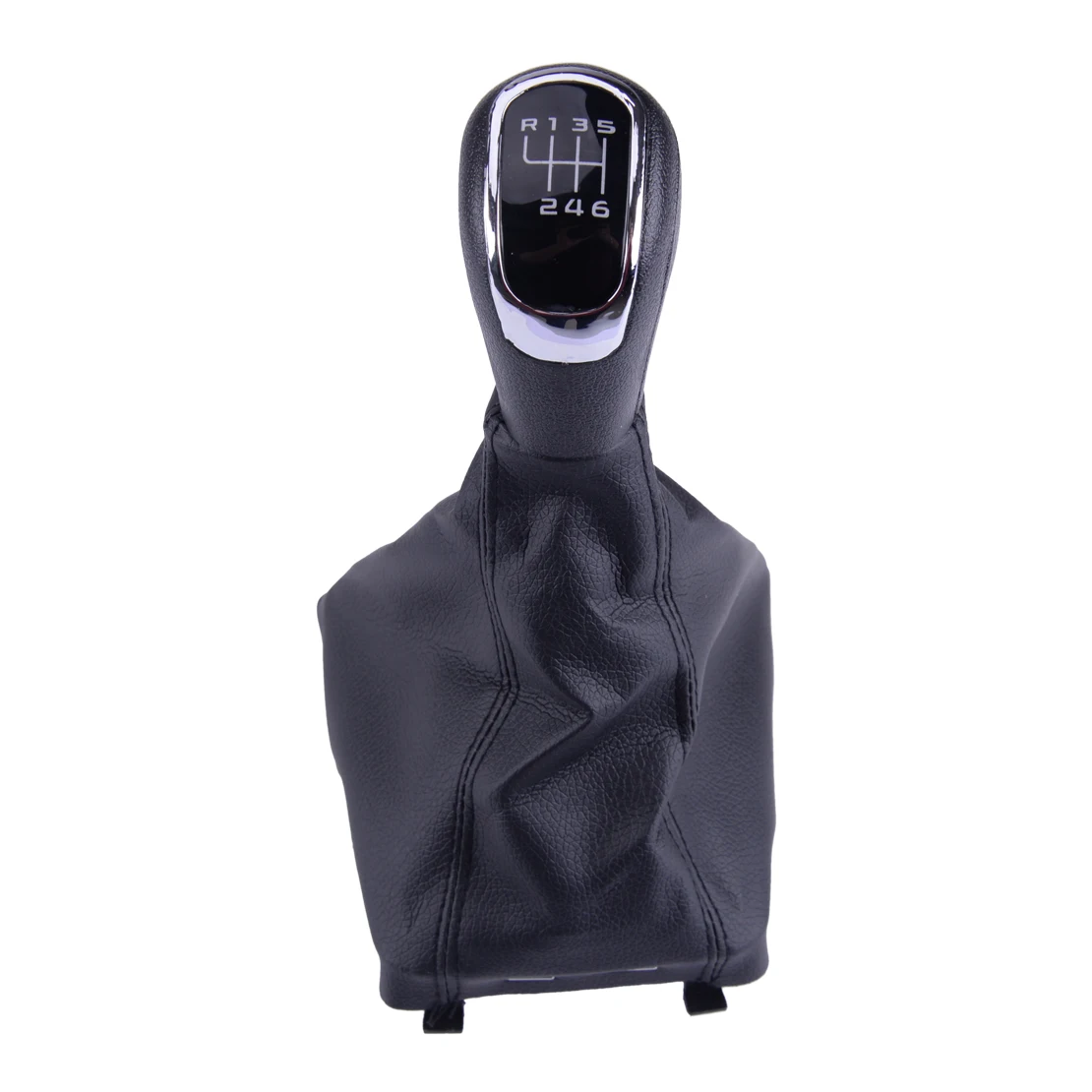 Пригодный для Skoda Superb 2008 2009 2010 2011 2012 1Z0711141 черного цвета на каблуках высотой 5 6 Скорость Шестерни рычаг переключения передач ручка переключения гетры рамка рычаг на автомобиле - Название цвета: 6speed