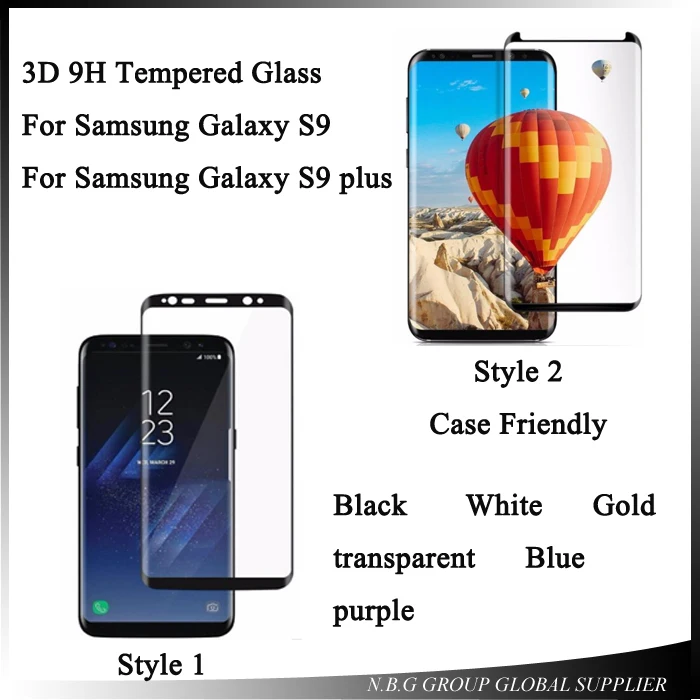 Закаленное стекло для Samsung Galaxy S9/S9 plus Защитная пленка экрана S9 50 шт./лот 3D 9H |