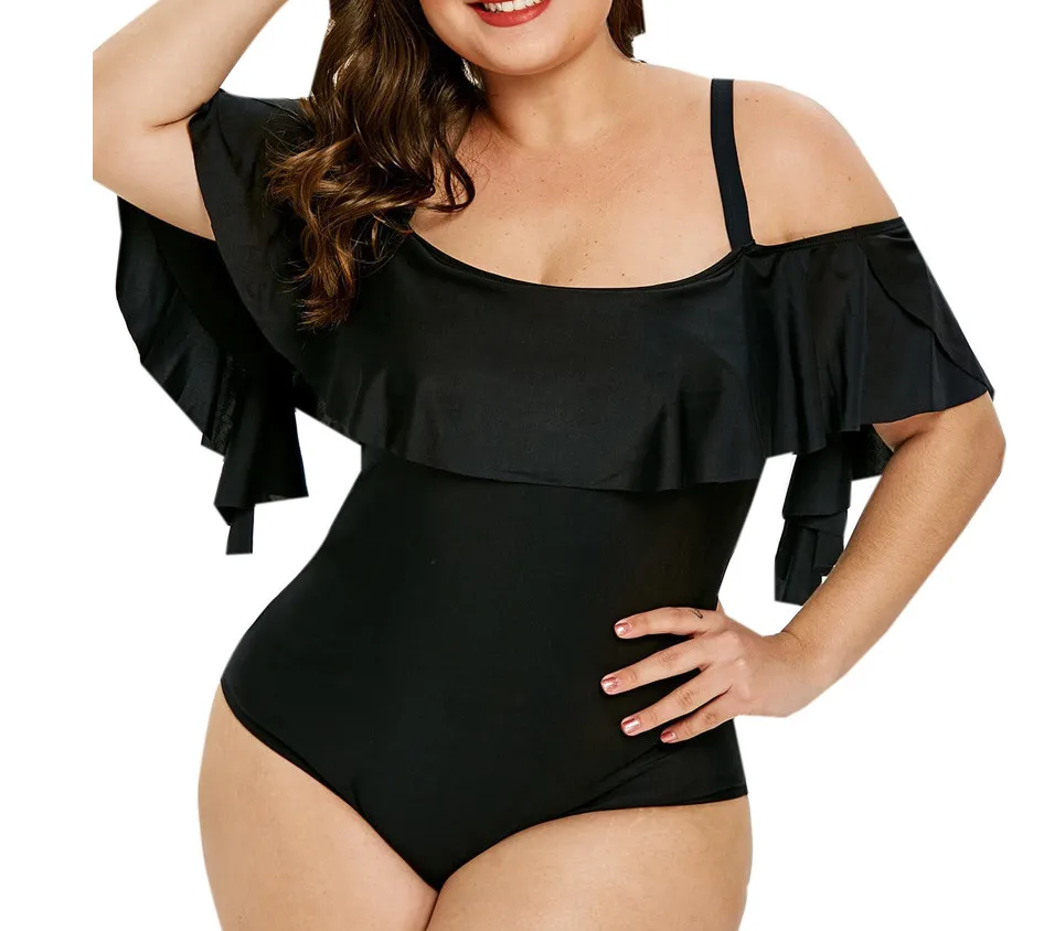 Новинка 2018 сексуальный женский цельный купальный костюм с открытыми плечами