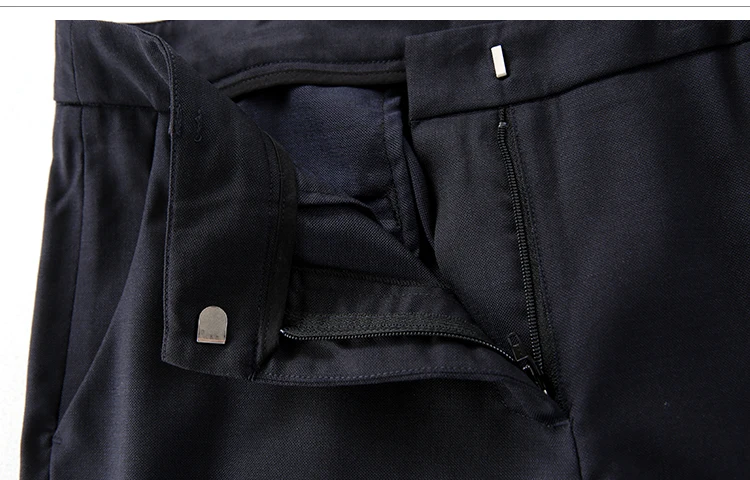 Женские смесь шерсти и шелка темно-ПР брюки 2017 Осень | Женская одежда