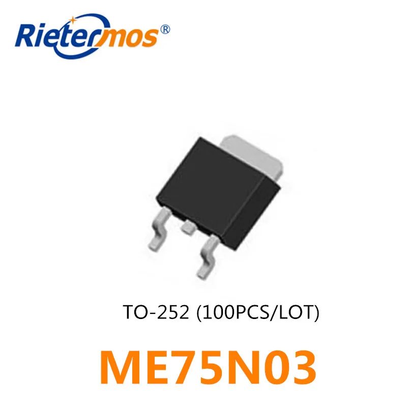 

100PCS N-CHANNEL ME75N03 75N03 30V TO252 HIGH QUALITY