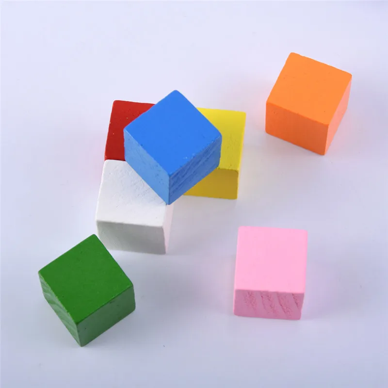 5 шт./компл. 2 см красочные DIY игрушки деревянные складные строительные блоки
