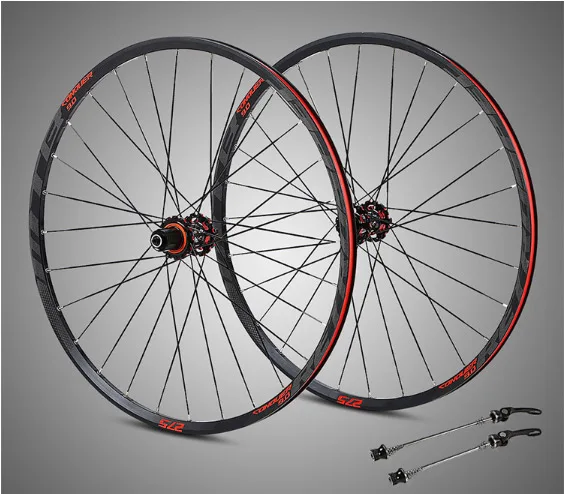 MTB колеса M920-STK275 алюминиевый горный велосипед 27,5 er колеса углерода Freehub 4 подшипника 28 отверстий плоские спицы QR колеса велосипеда