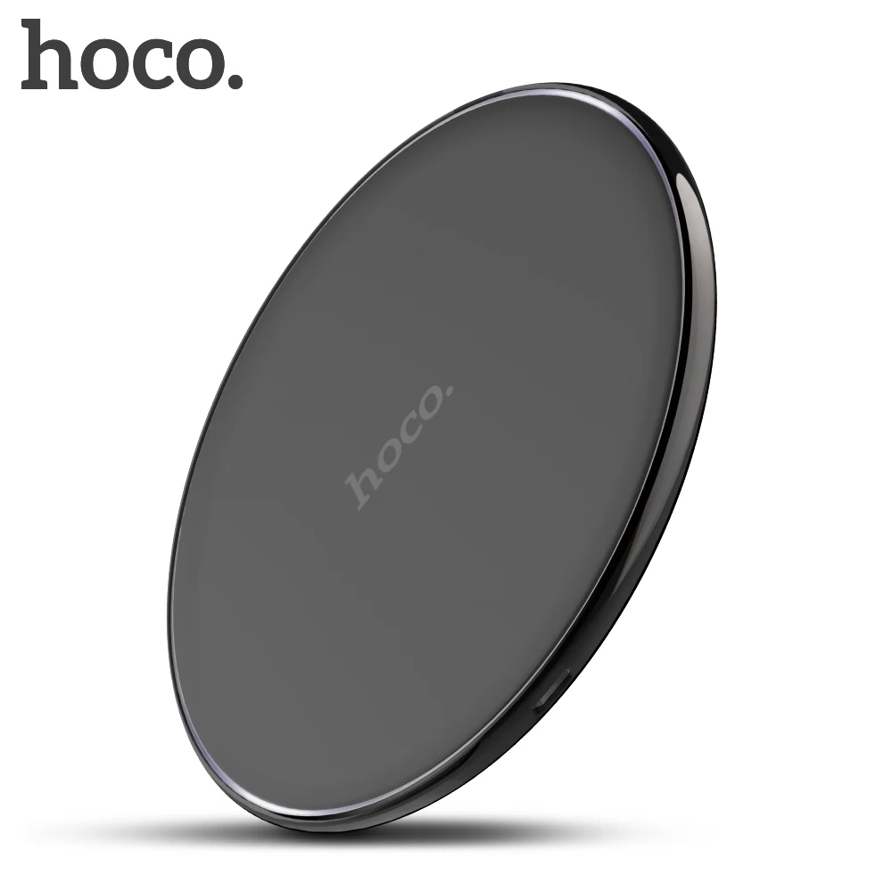 HOCO Qi Беспроводное зарядное устройство для iPhone X 8 портативное беспроводное