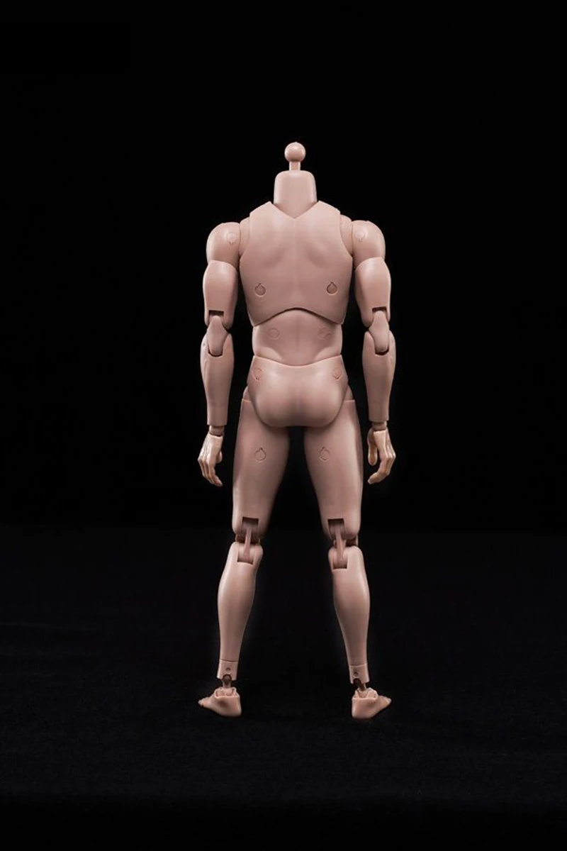 Мужское тело в масштабе 1/6 супер-гибкие узкие плечи с шеей экшн-фигурки