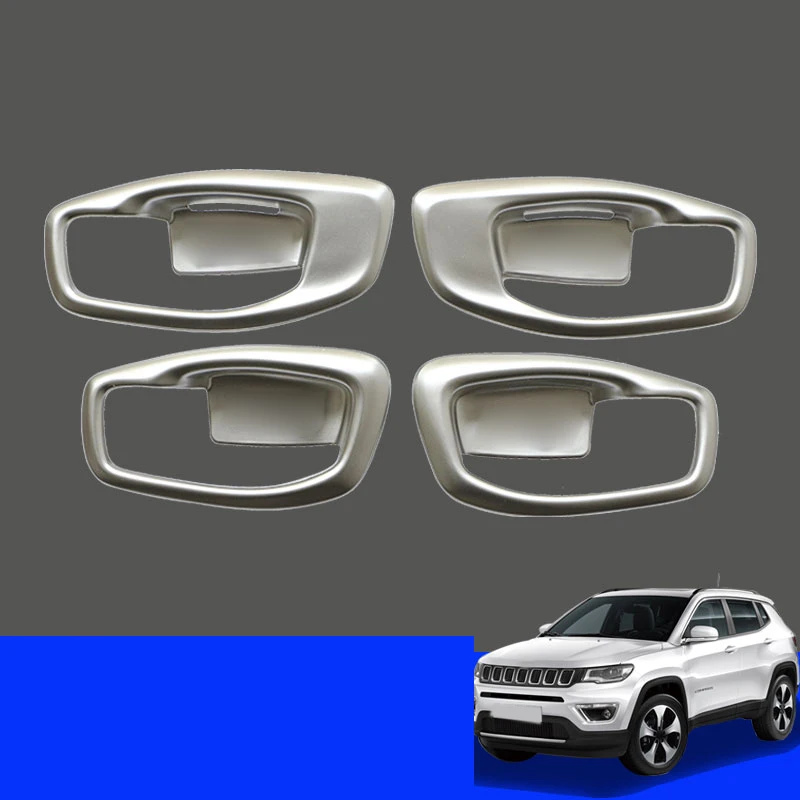 ABS хромированная для внутренней дверной ручки чаша крышка Накладка рамка