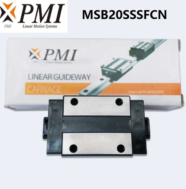 4 шт./лот оригинальный тайваньский PMI MSB20S N MSB20SSSFCN линейный направляющий