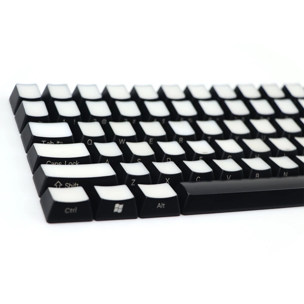 Передняя/боковая печатная подсветка Keycaps 104 ANSI раскладка tranlucidus abs для Cherry MX