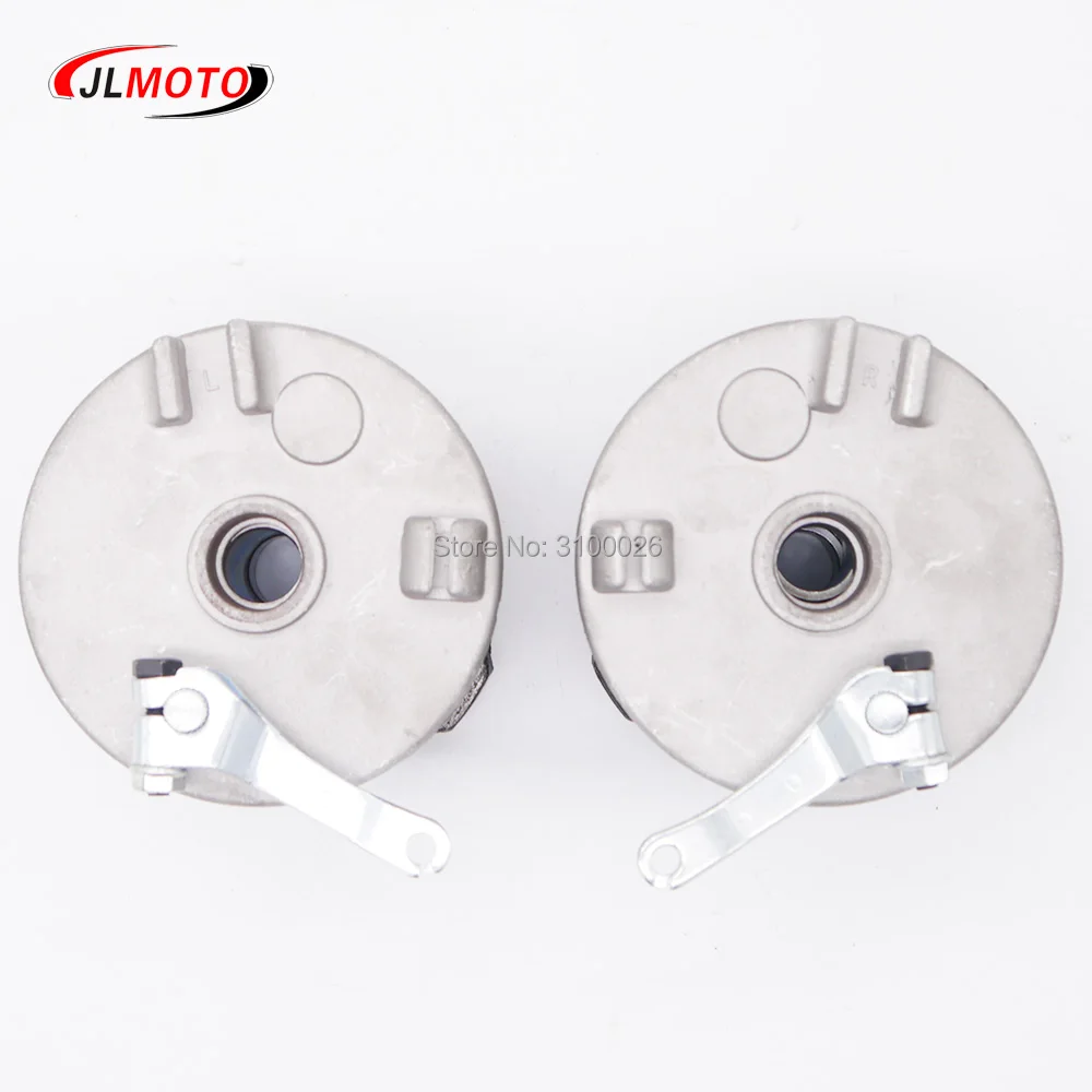 1 пара/2 шт. левый/правый Тормозной барабан Ступица колеса Jinling Fuxin 49CC 50CC 90CC 110CC 125CC