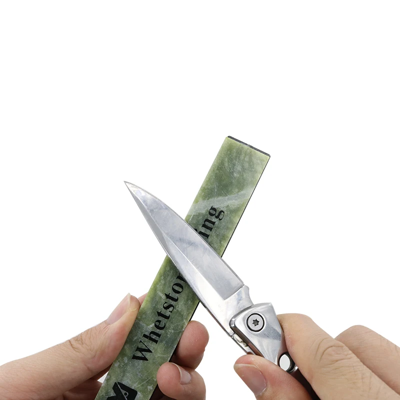 ADAEE Whetstone Professional Knife Sharpener Kitchen Sharpening Stone Natural Emerald Sharpener Knife Tools YJ-FA-GEM_8000 h3