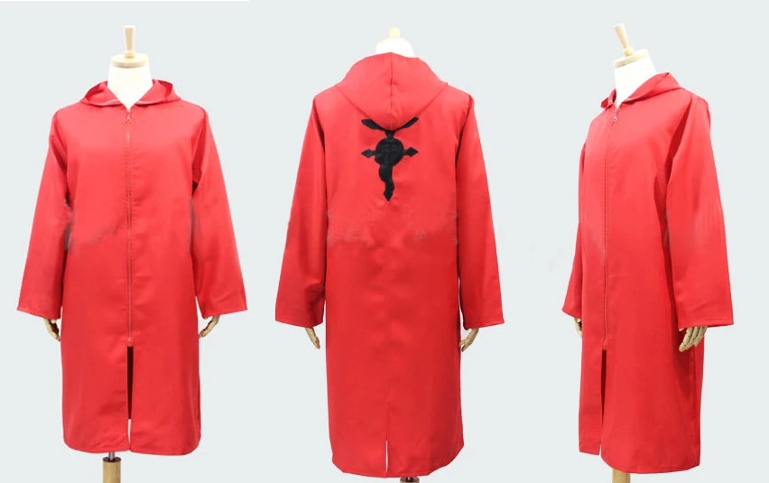 Цельнометаллический костюм алхимика для косплея Эдварда копа мужчин красный