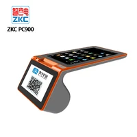 dual screen touch pos terminal with 3g wifi bluetooth nfc and rfid smart card reader with free sdk for secondary development