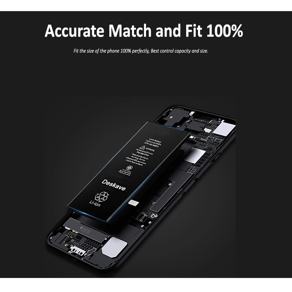 

High Quality Phone Lithium Battery for iphone 6G 6 Plus Replacement Batteria AAAAA quality + Free tool kit 1810mAh 2915mAh A1549