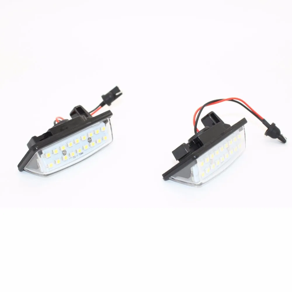 2x безошибочный 18 3528 SMD светодиодный светильник номерного знака Автомобильная