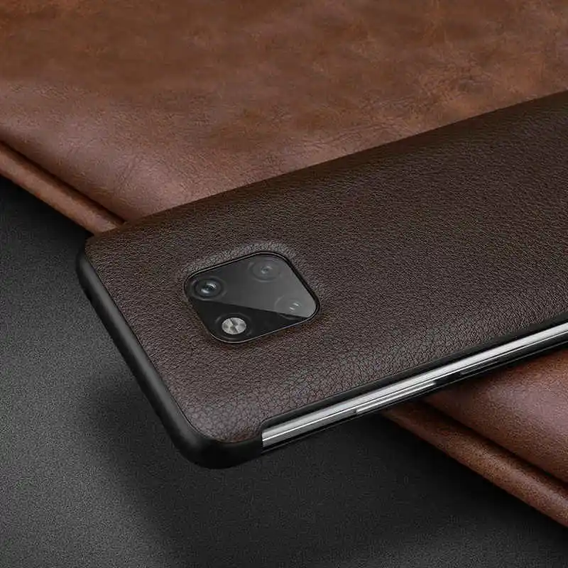 Умный чехол MAKEULIKE из натуральной кожи для huawei mate 20 Pro, флип-чехол, Автоматический Режим сна/пробуждения, чехол для телефона huawei mate 20 20Pro