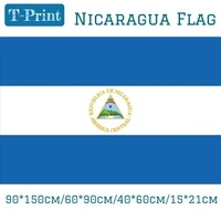90150cm 6090cm 4060cm 1521cm nicaragua national flag 3x5ft hanging flag with brass metal holes