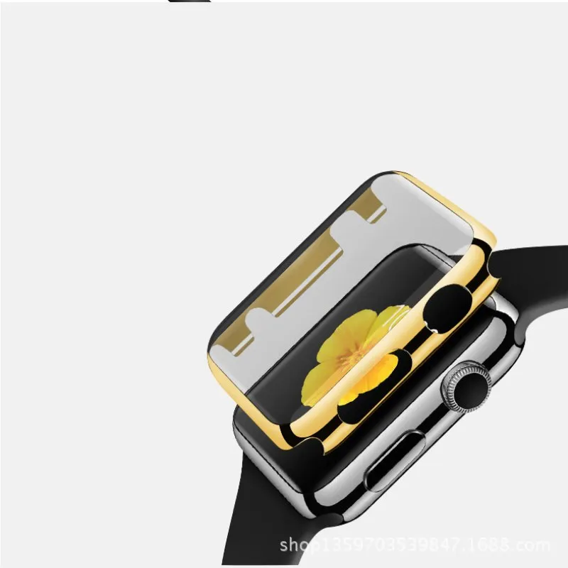 Для Apple Watch Series 3/2 42 мм 38 Жесткий ПК цветной гальванический защитный чехол Чехол