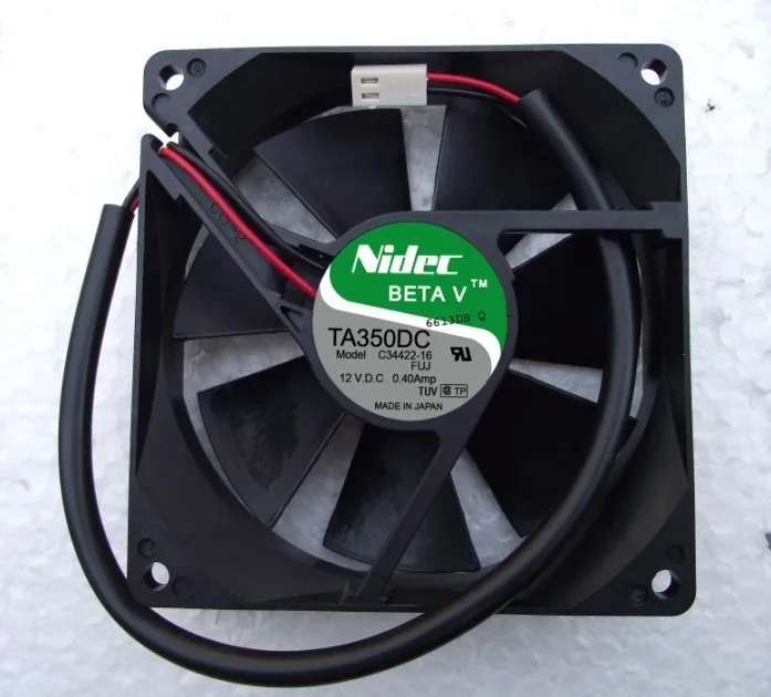 NIDEC TA350DC 9025 AC/DC 12V 0.4A 2 линий в форме ручки с двумя шарами преобразователь