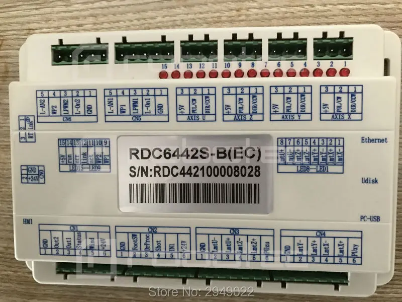 Программное обеспечение для лазерной машины Ruida 6442g 6442s лазерная панель