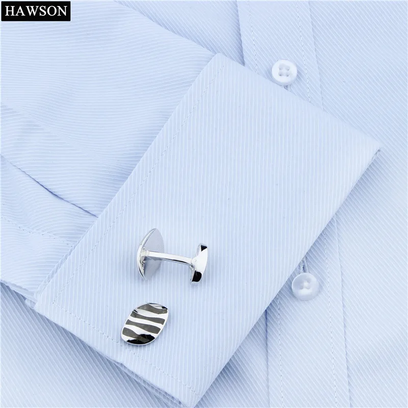 Новое поступление 2017 Синие запонки для мужчин ювелирные изделия с эмалью мужские