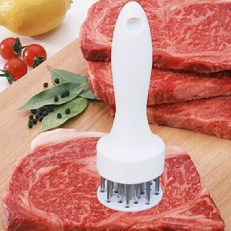 Новый Профессиональный Мясо Tenderizer С Нержавеющая сталь Иглы зубец Кухня
