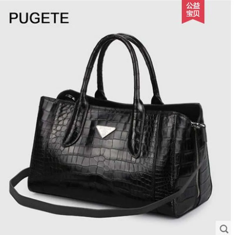 Сумка pugete из тайской крокодиловой кожи для женщин модная сумка через плечо с
