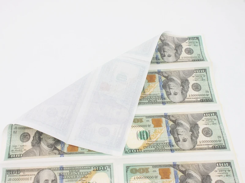 [RainLoong] $100 доллар салфетка для туалетной бумаги 33 см * 15 шт./упак./лот|lot lot|napkin packnapkins