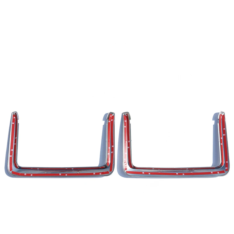 

2pcs Chrome plate ABS Car interior decoration Seat Net Trim Decoration Cover For BMW 1 Series F20 12-16 & 2 Series F22 F23 14-17