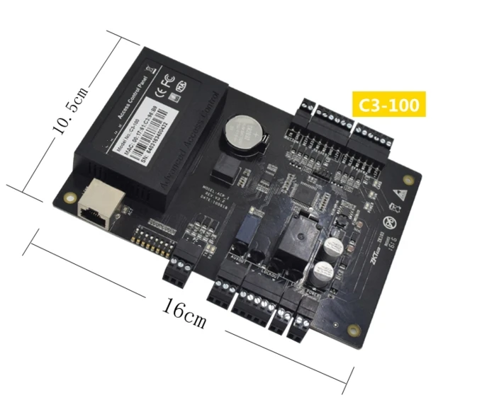 C3 100 zk панель управления доступом linux система TCP/IP связь одна контроля допуска к