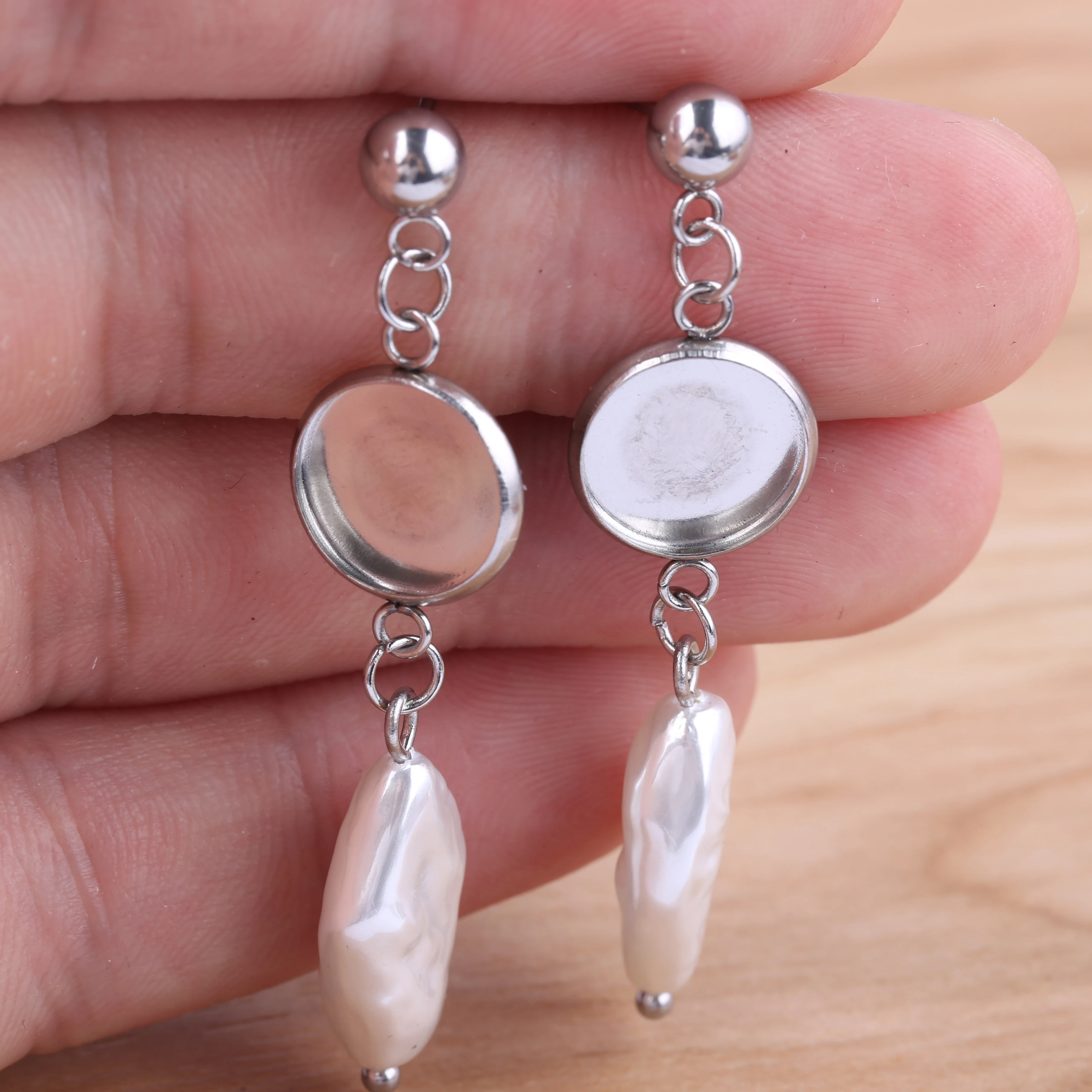 10 шт. основа для сережек-гвоздиков диаметр мм | Украшения и аксессуары