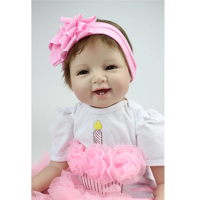 Кукла реборн силиконовая Реалистичная виниловая мягкая игрушка для