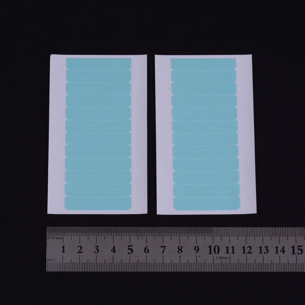 5 листов супер клея синяя сменная лента для бразильских волос 4 см * 0 8 60 лент