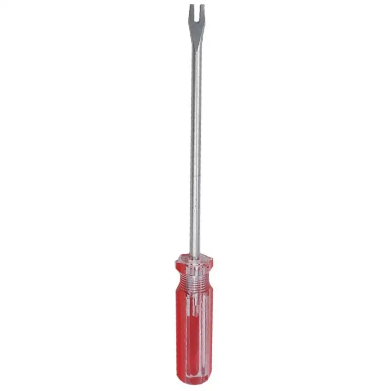 Car Door Trim Clip Screwdriver Nail Puller Panel Upholstery Fastener Clip Remover Woodworking Nail Lifting Tire Repair Tools - Цвет: U Red